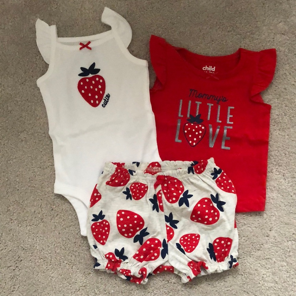 NWOT Carter’s 3 piece set 0-3m